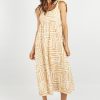 Women Girl and the Sun Dresses | Capella Midi Dress-Terraza Print