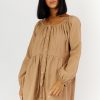 Women Girl and the Sun Dresses | Leo Dress-Brown