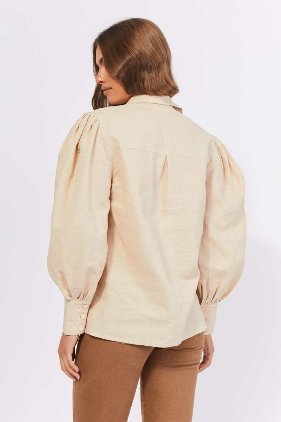 Women Girl and the Sun Tops | Mya Top-Beige