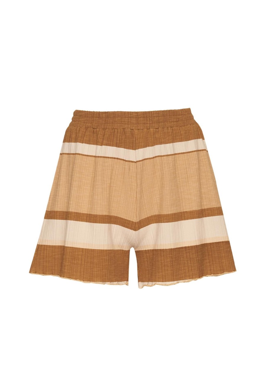 Women Girl and the Sun Bottoms | Sheridan Shorts-Stripe Print