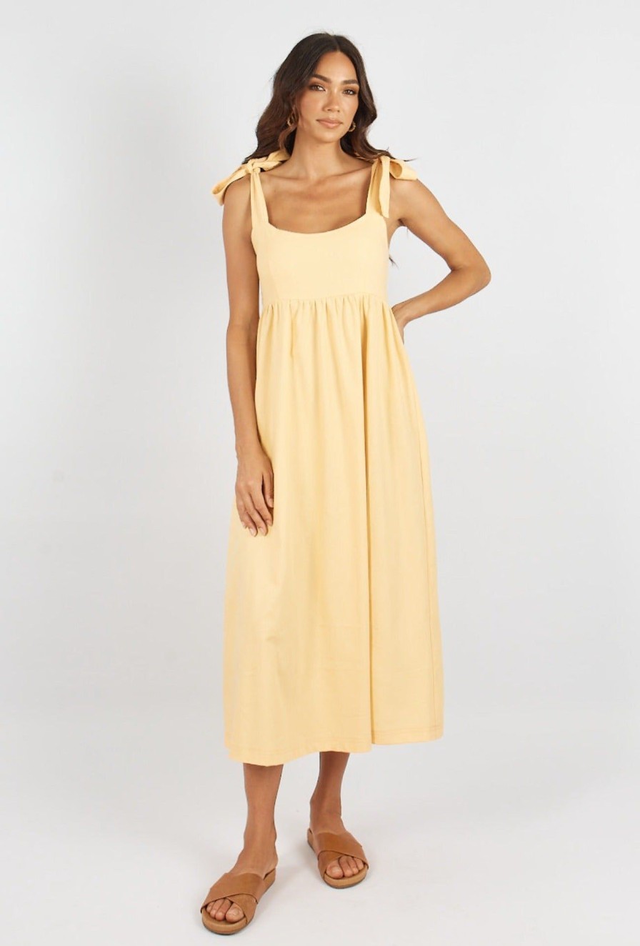 Women Girl and the Sun Dresses | Capella Midi Dress-Mango