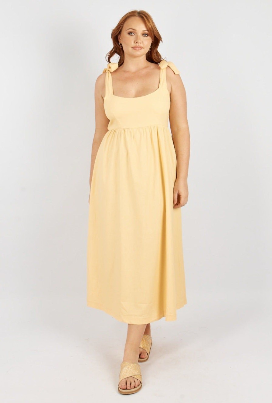 Women Girl and the Sun Dresses | Capella Midi Dress-Mango