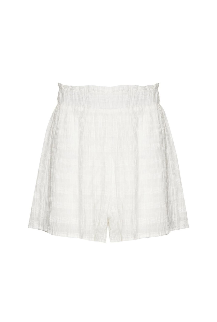 Women Girl and the Sun Bottoms | Zoe Shorts-White Stripe