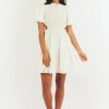 Women Girl and the Sun Dresses | Bianca Mini Dress-White