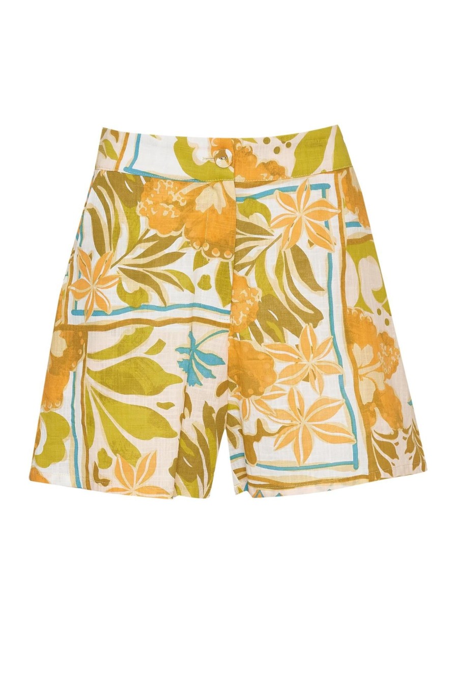 Women Girl and the Sun Bottoms | Gilly Shorts-Paradise Print