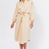 Women Girl and the Sun Dresses | Eleni Midi Dress-Beige