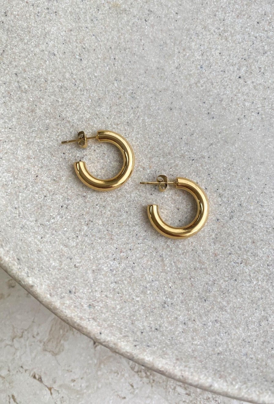 Women Girl and the Sun Other Accessories | Celia Hoop Studs