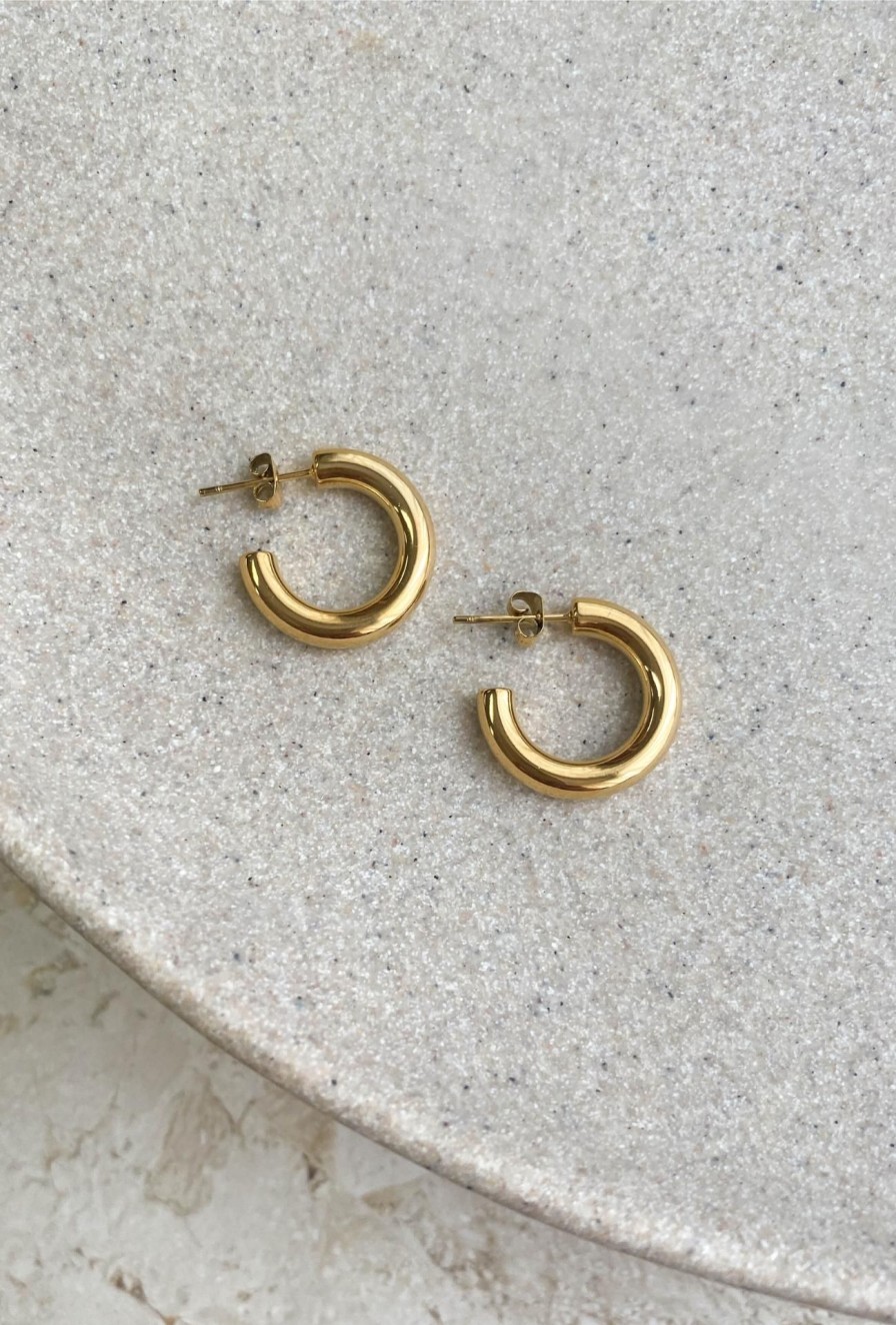 Women Girl and the Sun Other Accessories | Celia Hoop Studs