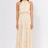 Women Girl and the Sun Dresses | Rani Maxi Dress-Orange Wave