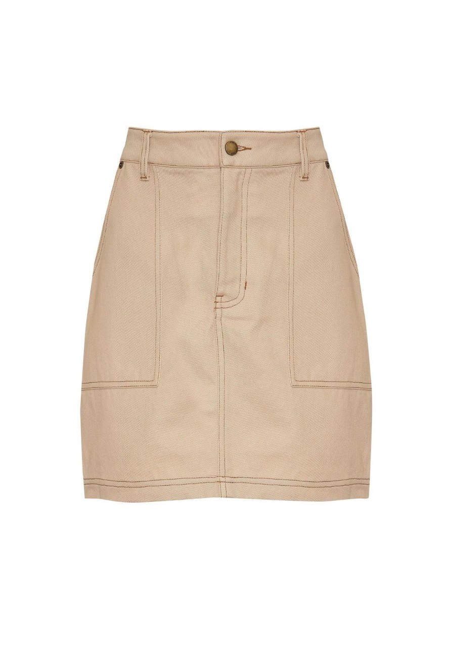 Women Girl and the Sun Bottoms | Atrani Mini Skirt-Sand