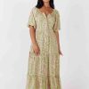 Women Girl and the Sun Dresses | Palm Maxi Dress-Voyage Print