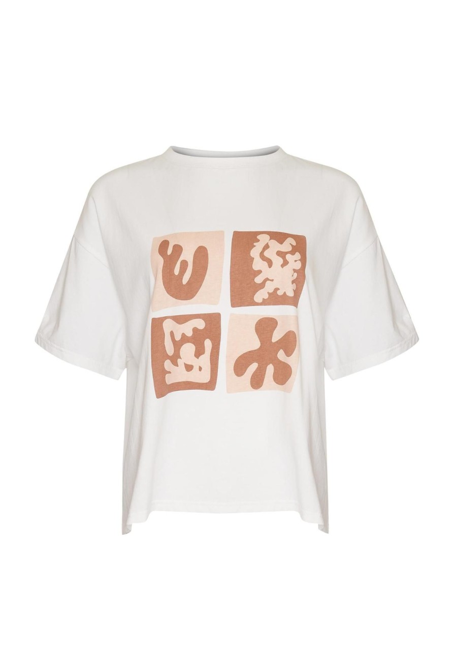 Women Girl and the Sun Tops | Leora Tee-Ivory & Brown