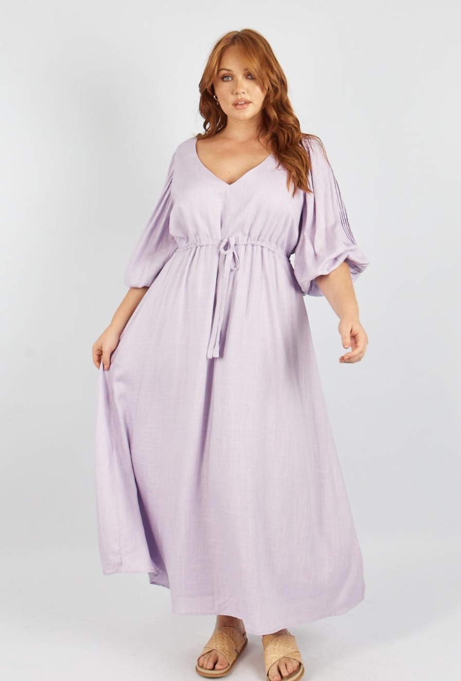 Women Girl and the Sun Dresses | Cameo Maxi Dress-Lilac