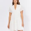 Women Girl and the Sun Dresses | Talulah Mini Dress-White Spot