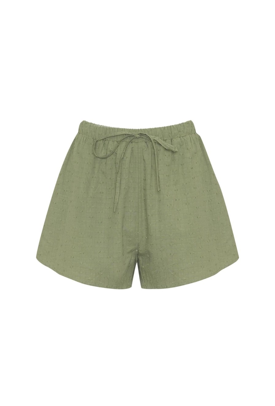 Women Girl and the Sun Bottoms | Skyla Shorts-Pistachio