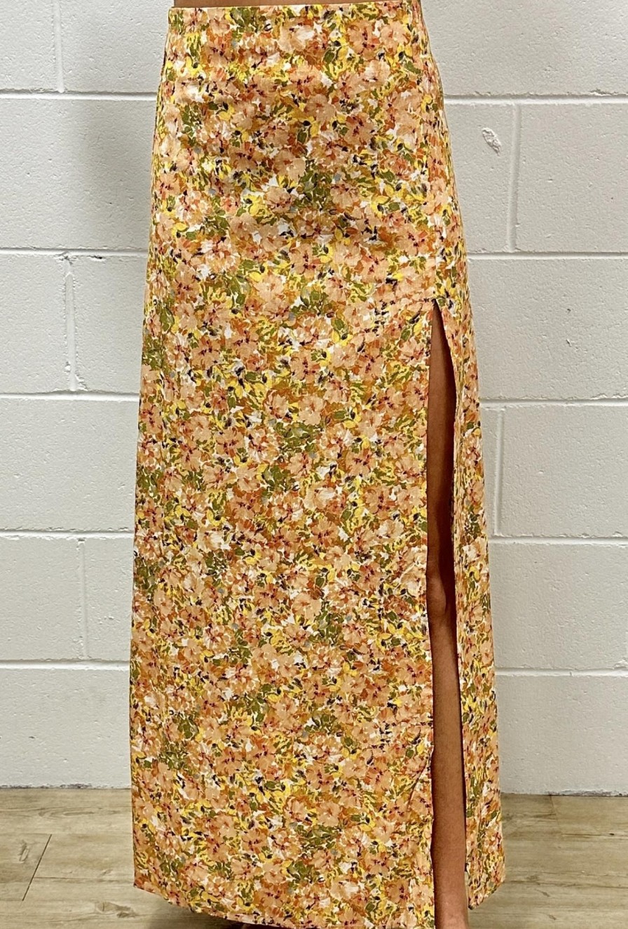 Women Girl and the Sun Bottoms | Free Spirit Skirt-Amber Floral