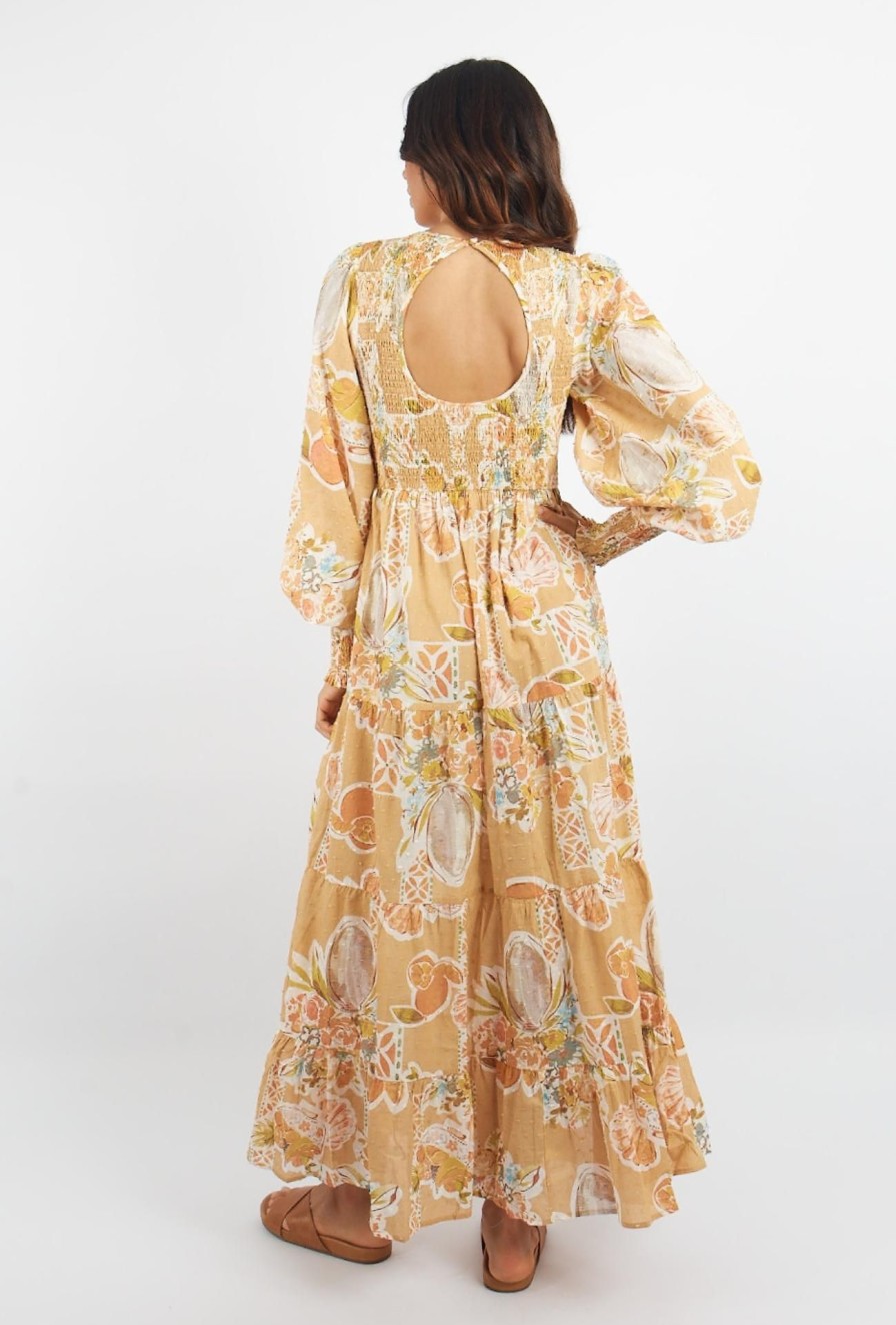 Women Girl and the Sun Dresses | Allegro Maxi Dress-Tropical Print