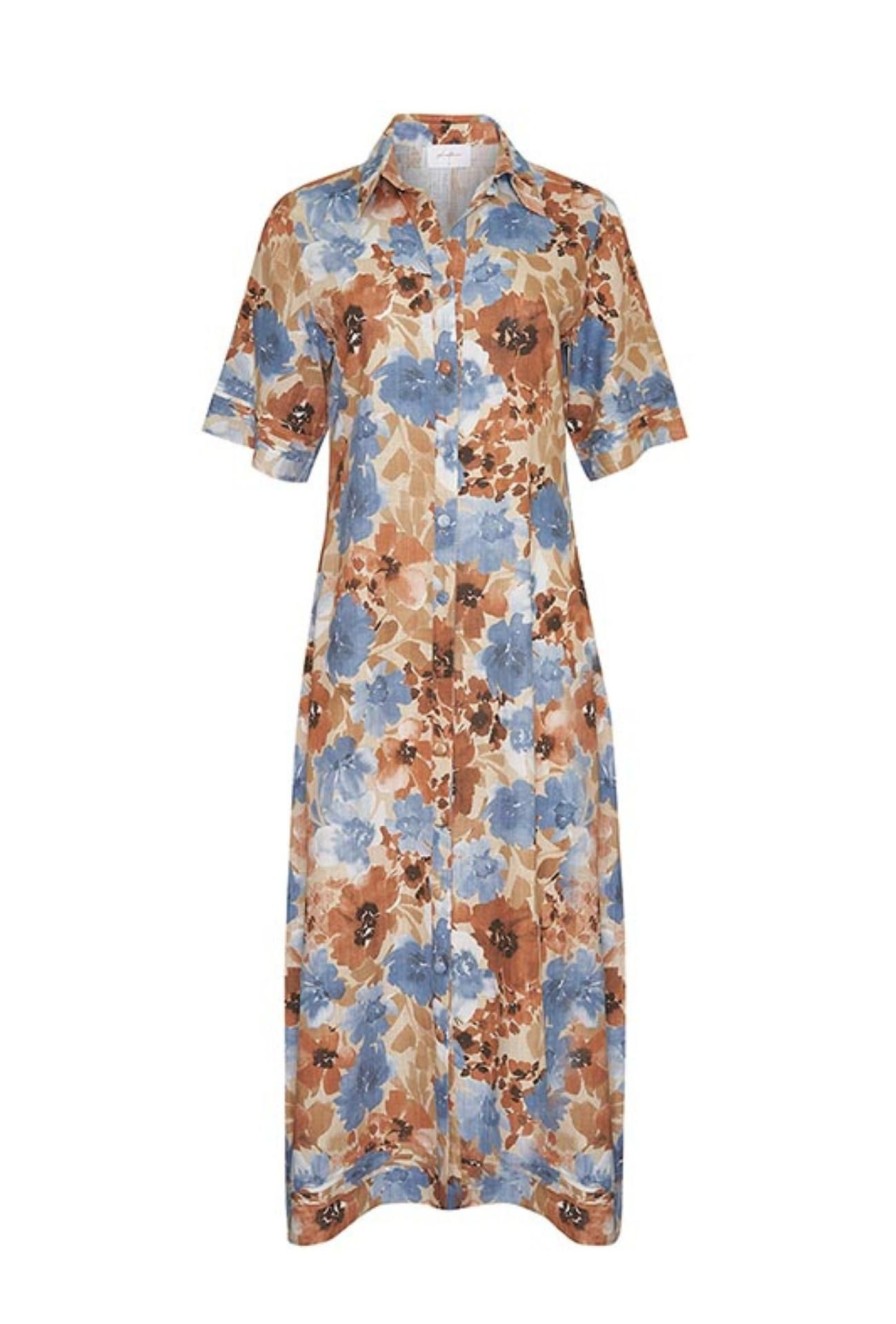 Women Girl and the Sun Dresses | Franca Midi Dress-Poppy Floral Print