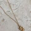 Women Girl and the Sun Other Accessories | Frankie Rectangle Necklace-Gold