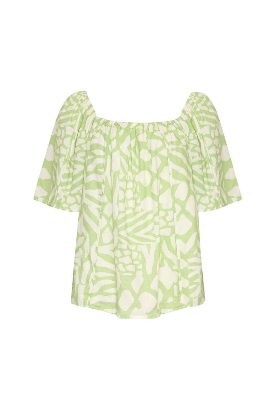 Women Girl and the Sun Tops | Mabel Top-Isadora Print