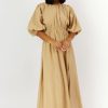 Women Girl and the Sun Dresses | Ailani Maxi Dress-Khaki