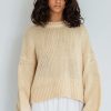 Women Girl and the Sun Tops | Hannah Knit-Beige