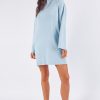 Women Girl and the Sun Tops | Jezebel Knit Dress-Sky Blue