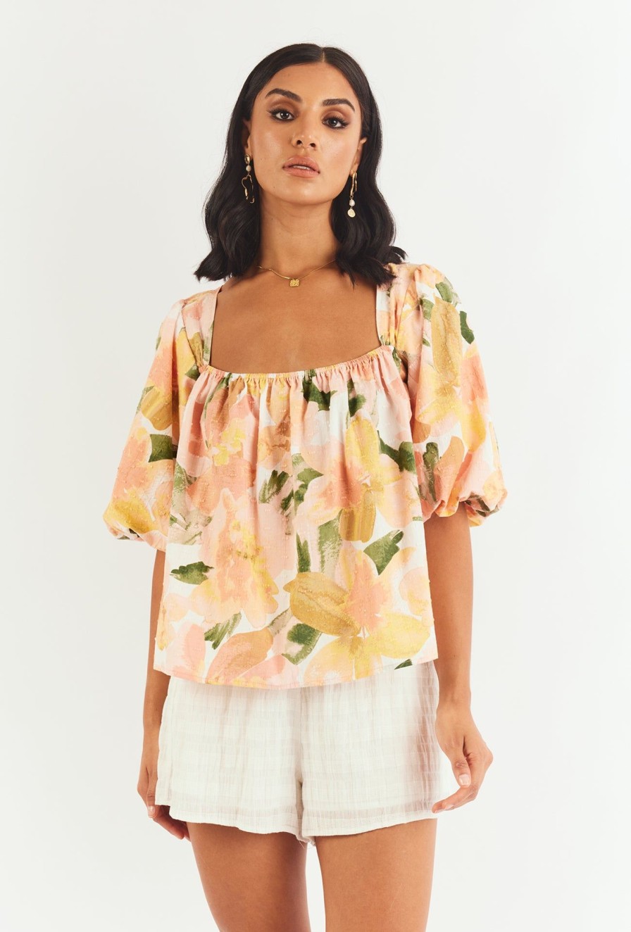 Women Girl and the Sun Tops | Manuela Top-Mallorca Floral