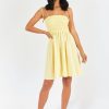 Women Girl and the Sun Dresses | Poppy Mini Dress-Lemon