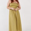 Women Girl and the Sun Dresses | Maui Midi Dress-Avocado