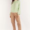 Women Girl and the Sun Tops | Keira Knit-Seafoam Green