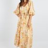 Women Girl and the Sun Dresses | Cameo Maxi Dress-Tropical Print