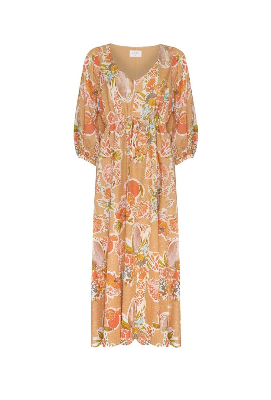 Women Girl and the Sun Dresses | Cameo Maxi Dress-Tropical Print