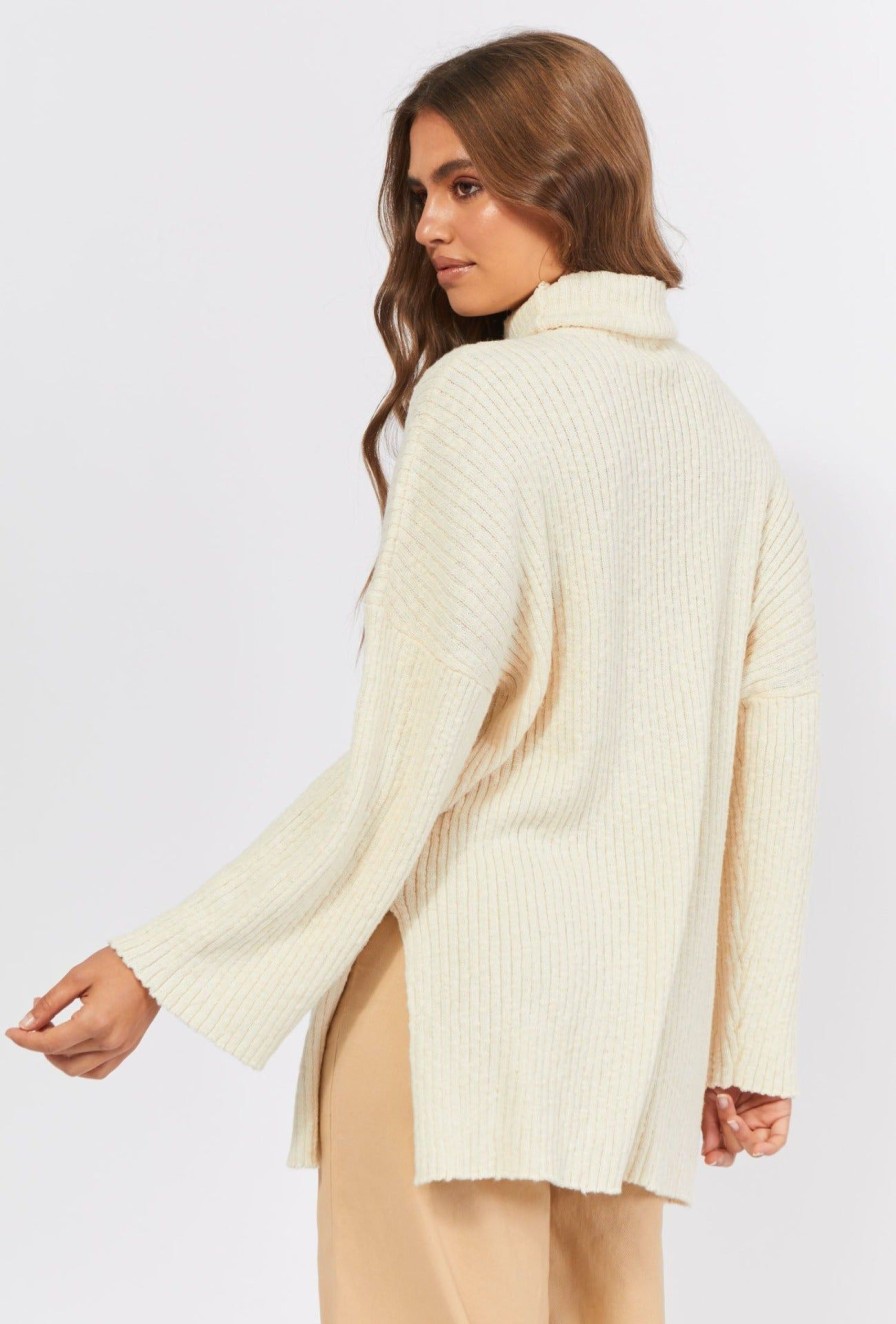 Women Girl and the Sun Tops | Zara Knit-Cream