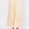 Women Girl and the Sun Bottoms | Finley Maxi Skirt-Orange Wave