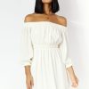 Women Girl and the Sun Dresses | Reign Mini Dress-White