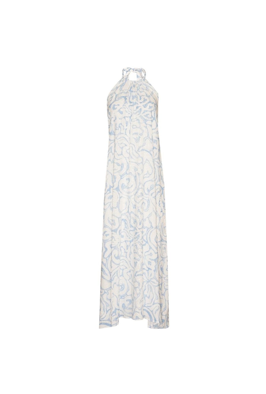 Women Girl and the Sun Dresses | Tamra Maxi Dress-Thalassa Print