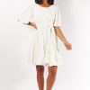 Women Girl and the Sun Dresses | Moira Mini Dress-White