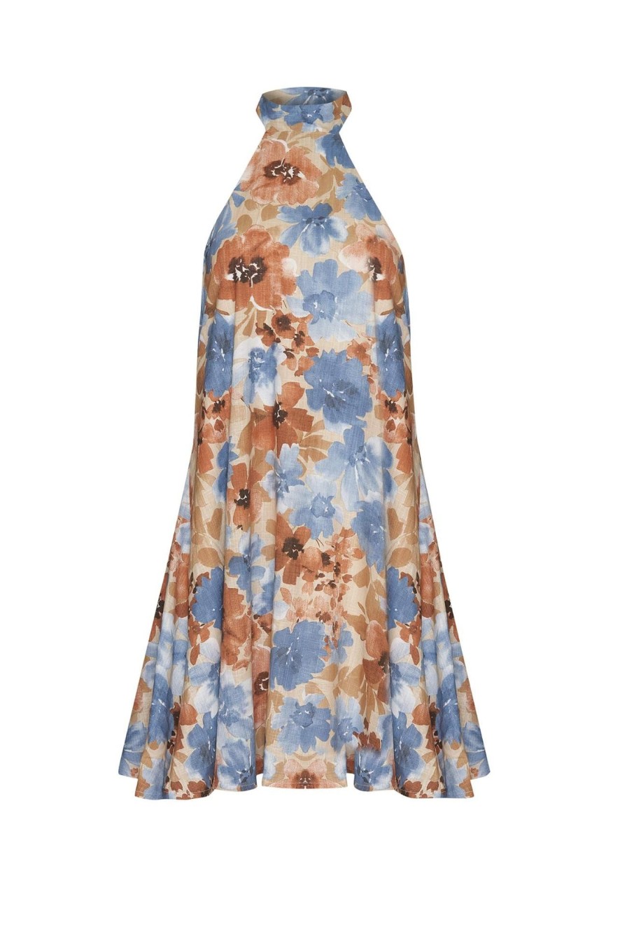 Women Girl and the Sun Dresses | Terza Mini Dress-Poppy Floral Print