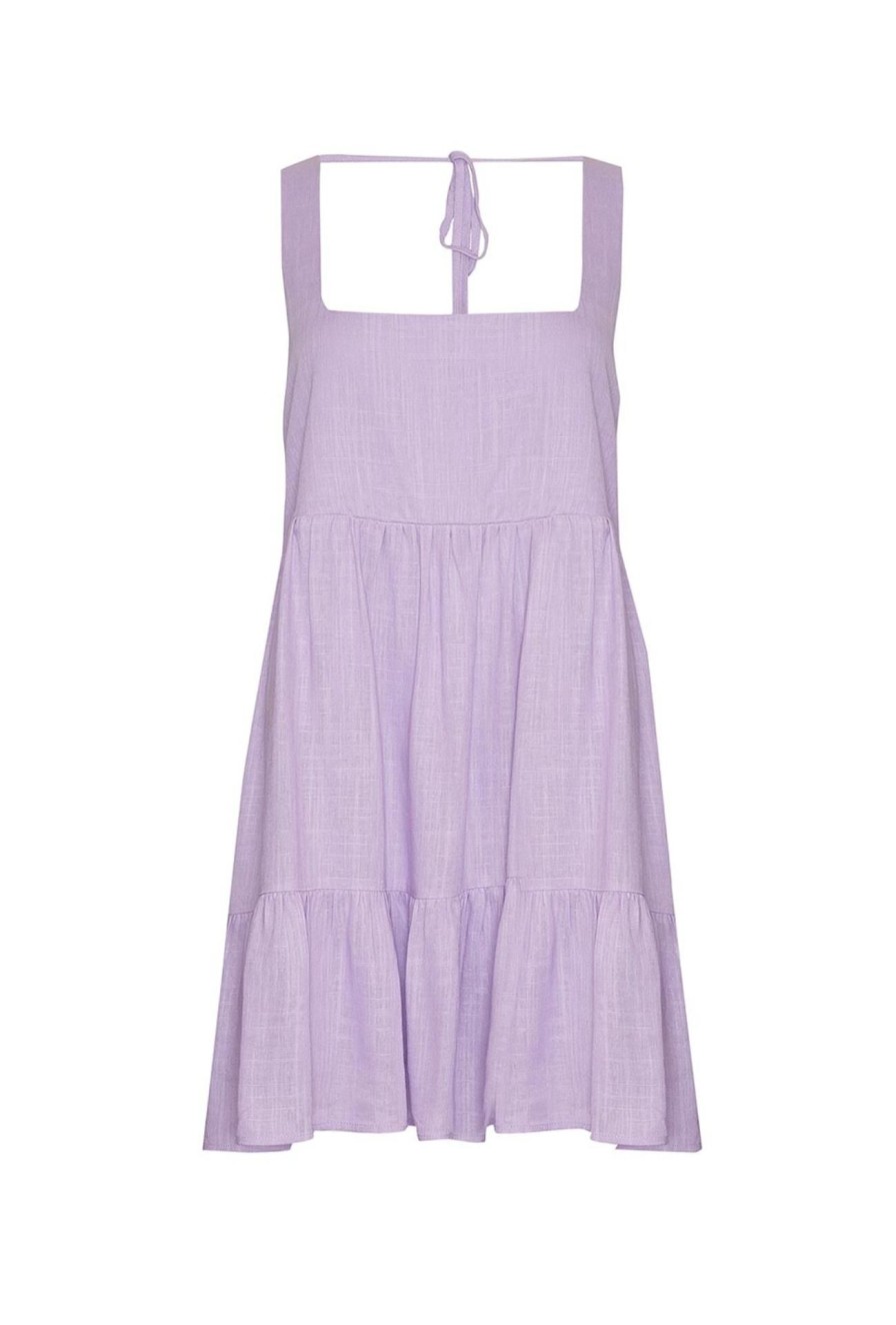 Women Girl and the Sun Dresses | Caprise Mini Dress-Lilac