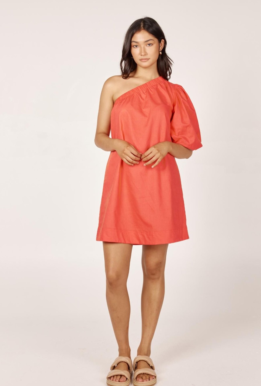 Women Girl and the Sun Dresses | Lydia Mini Dress-Coral