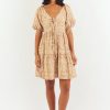 Women Girl and the Sun Dresses | Violeta Mini Dress-Pink Leopard