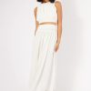 Women Girl and the Sun Bottoms | Ember Maxi Skirt-White