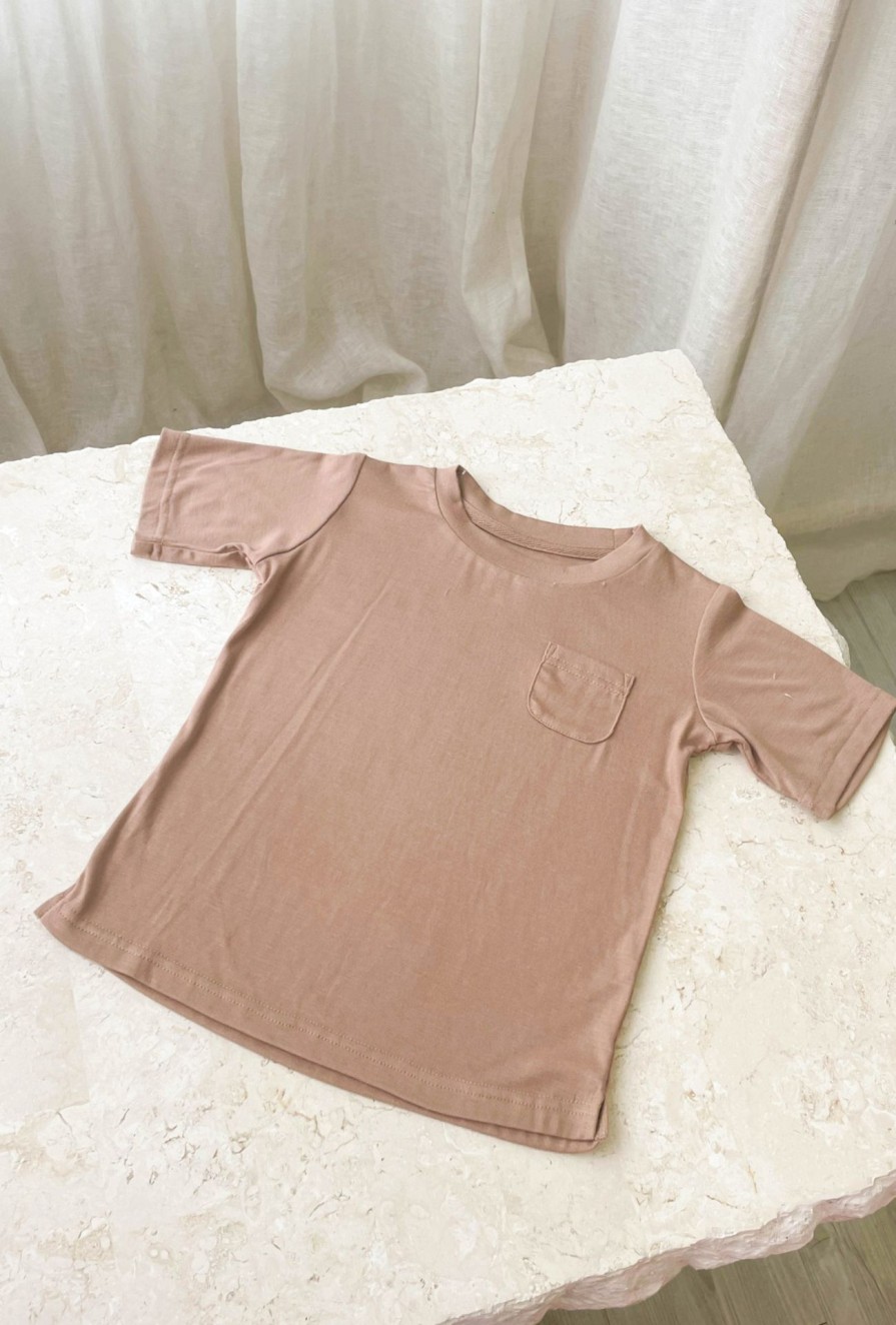 Kids Girl and the Sun | Kids Jessica Top-Light Brown