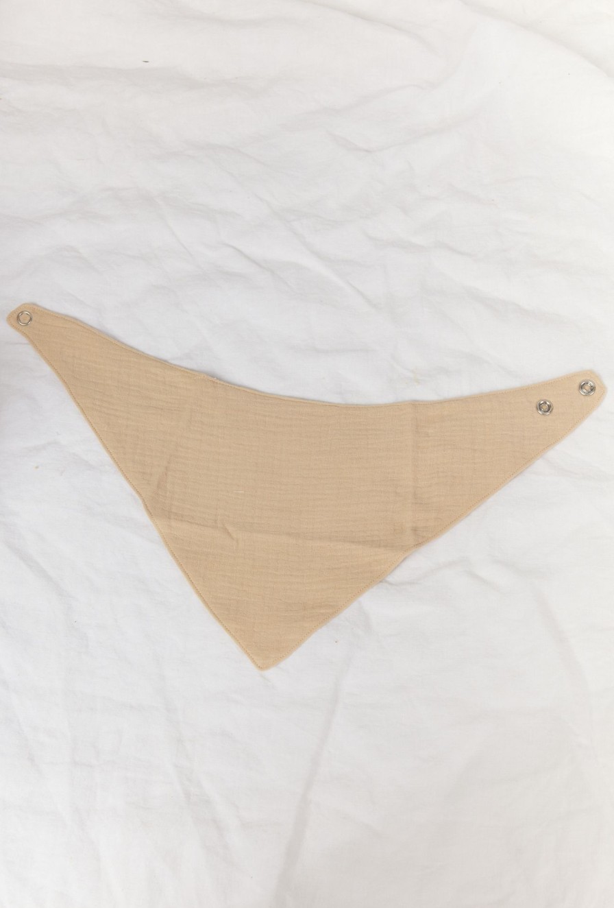 Kids Girl and the Sun | Cotton Bibs-Sand