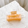 Women Girl and the Sun Other Accessories | Sun Child Hair Clip Large-Transparent Orange