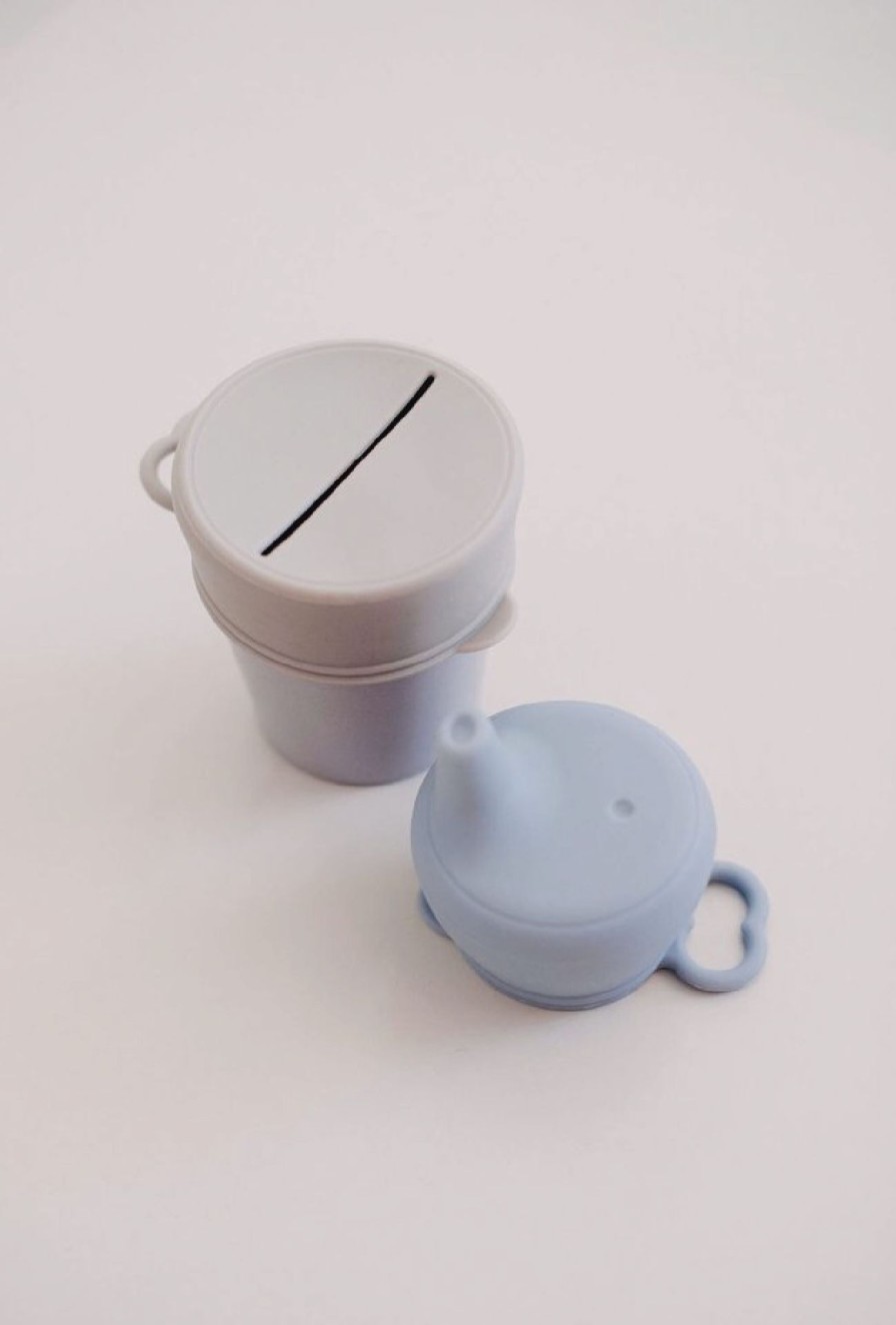 Kids Girl and the Sun | Sippy/Snack Lid Set