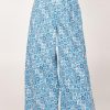 Women Girl and the Sun Bottoms | Calypso Pants-Ocean Print