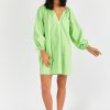 Women Girl and the Sun Dresses | Luisa Mini Dress-Apple Green