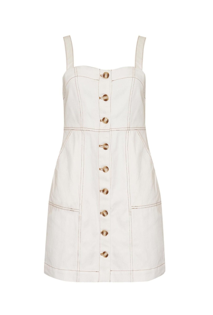 Women Girl and the Sun Dresses | Althea Mini Dress-Ivory